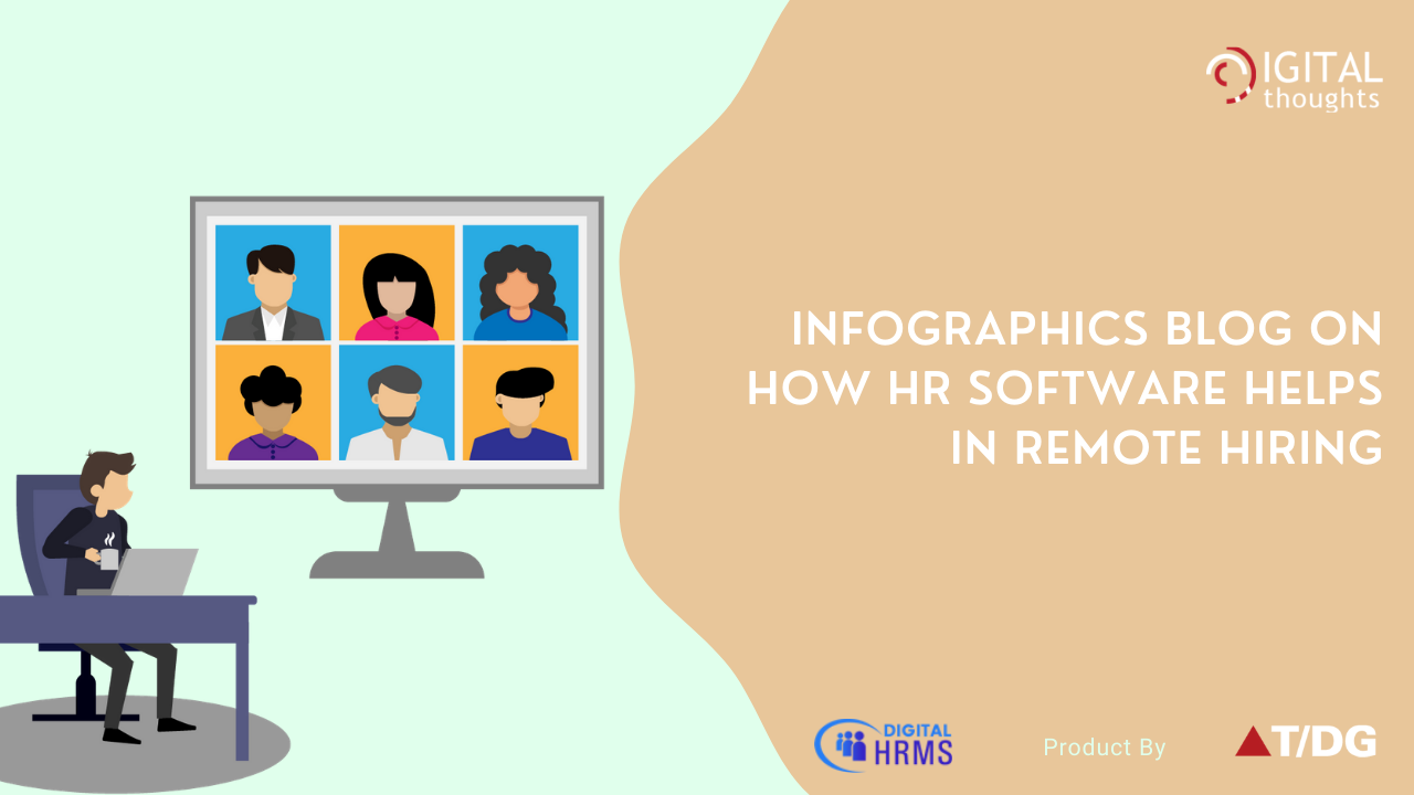 Infographics Blog on Role of HR Software in Remote Recruitment