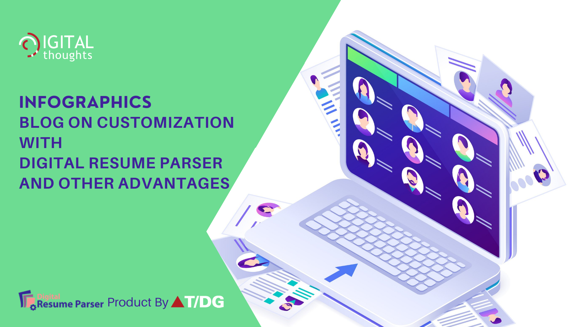 Infographics Blog on Customization with Digital Resume Parser and Other Advantages