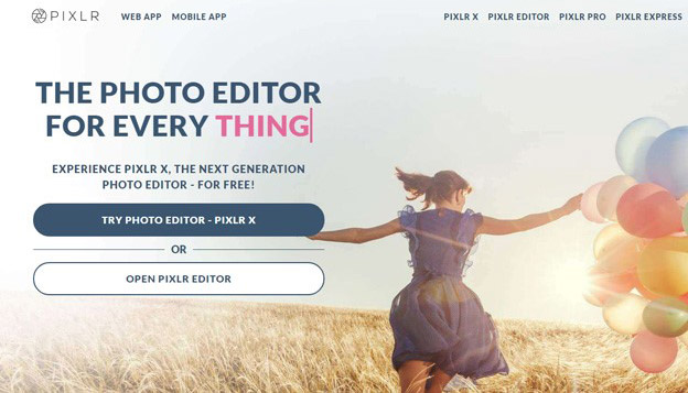 Pixlr X: Free Online Photo Editors