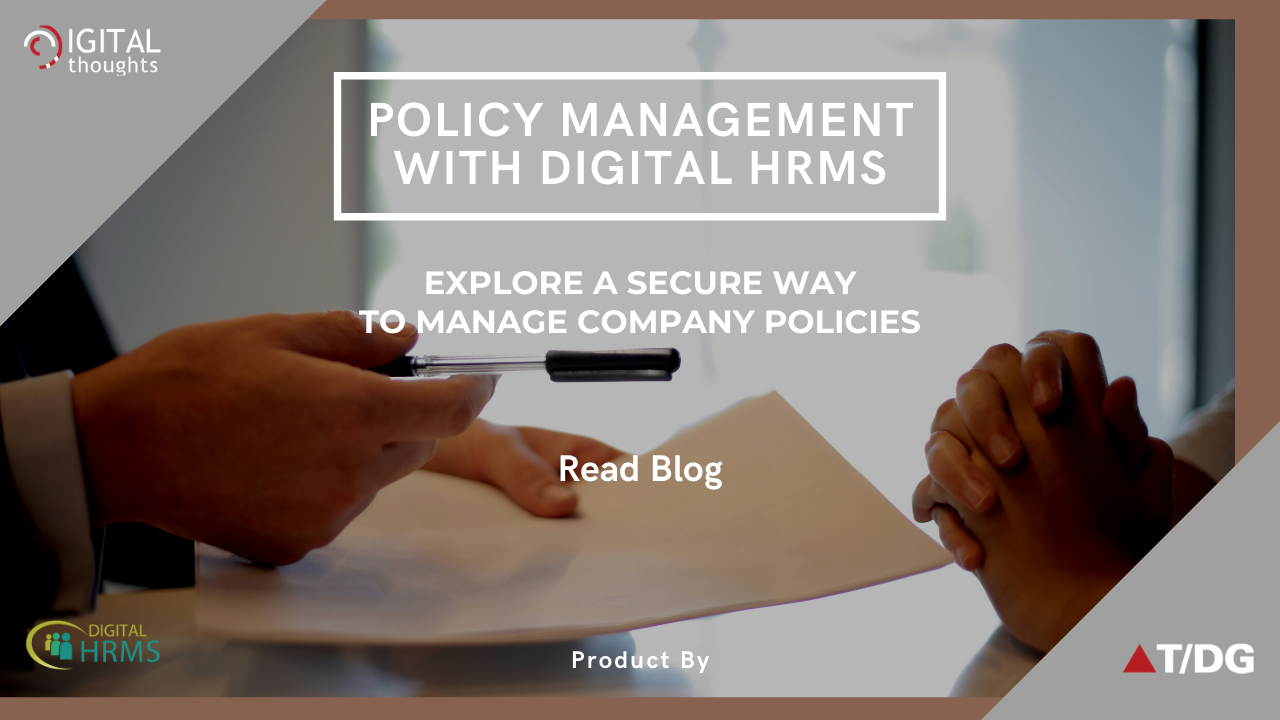 Policy Management with Digital HRMS: Secure Way to Manage and Share Policy Documents